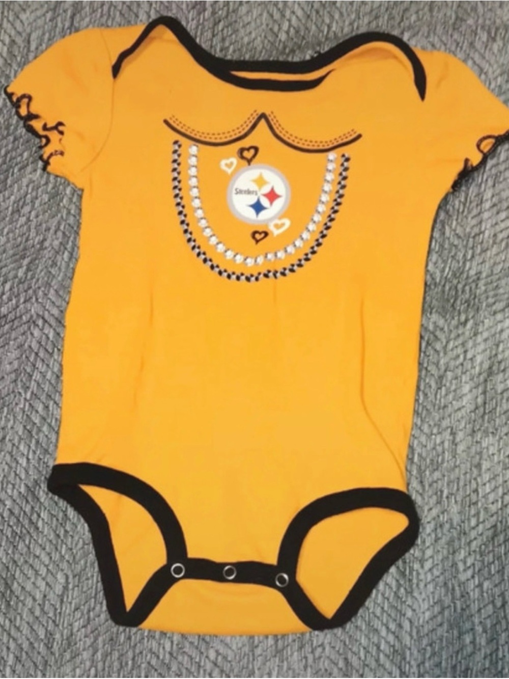 NFL Gold and Black Baby One-Piece Bodysuit